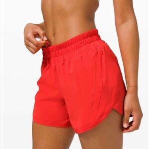 Lululemon track that mid rise lined short 5”